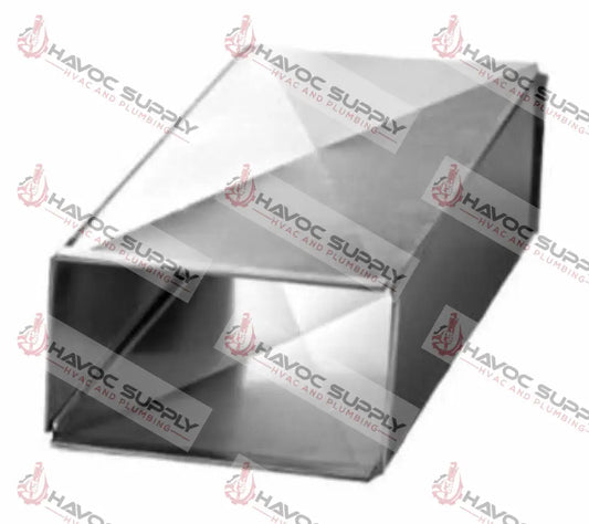 TD481412 - 14"X12"X4FT SHEETMETAL RECTANGULAR DUCT - HAVOC SUPPLY, LLC