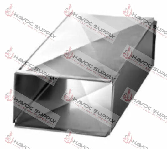 TD601610 - 16"X10"X5FT SHEETMETAL RECTANGULAR DUCT - HAVOC SUPPLY, LLC