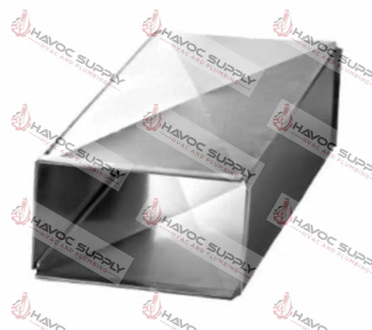 TD602410 - 24"X10"X5FT SHEETMETAL RECTANGULAR DUCT - HAVOC SUPPLY, LLC