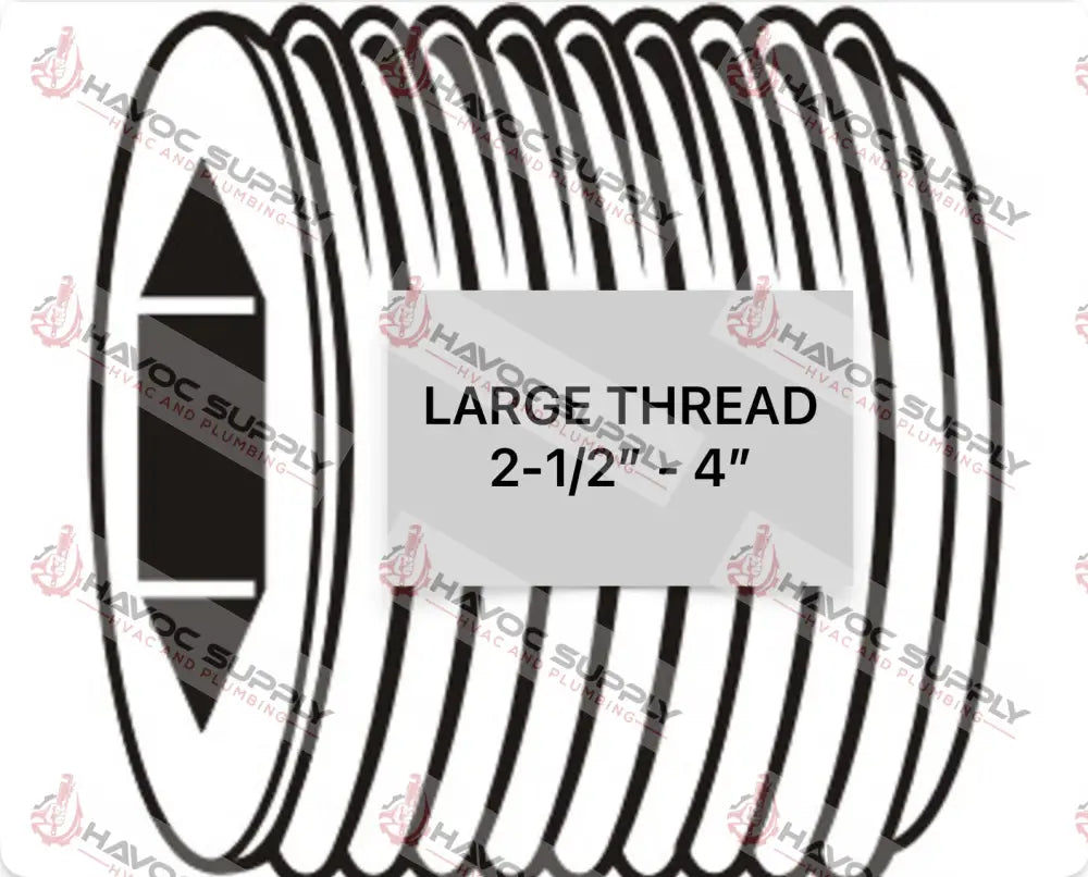 THREADING CHARGE - LARGE (2-1/2" - 4") - HAVOC SUPPLY, LLC