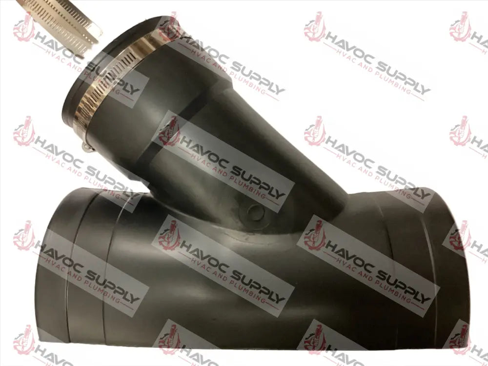 TSW-4 - 4" RUBBER SADDLE WYE WITH CLAMPS - HAVOC SUPPLY, LLC