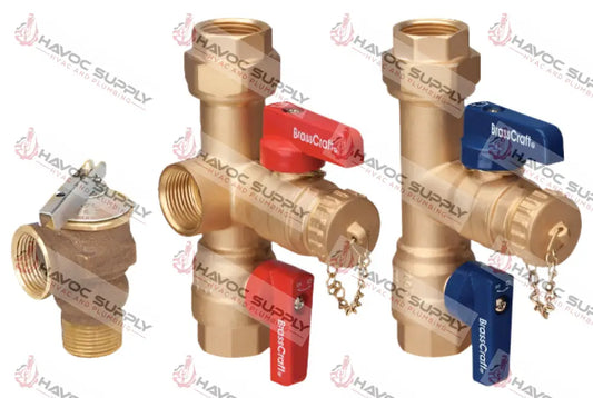 TWV30RX - 3/4" TANKLESS WATER HEATER SERVICE VALVE KIT - SO - HAVOC SUPPLY, LLC