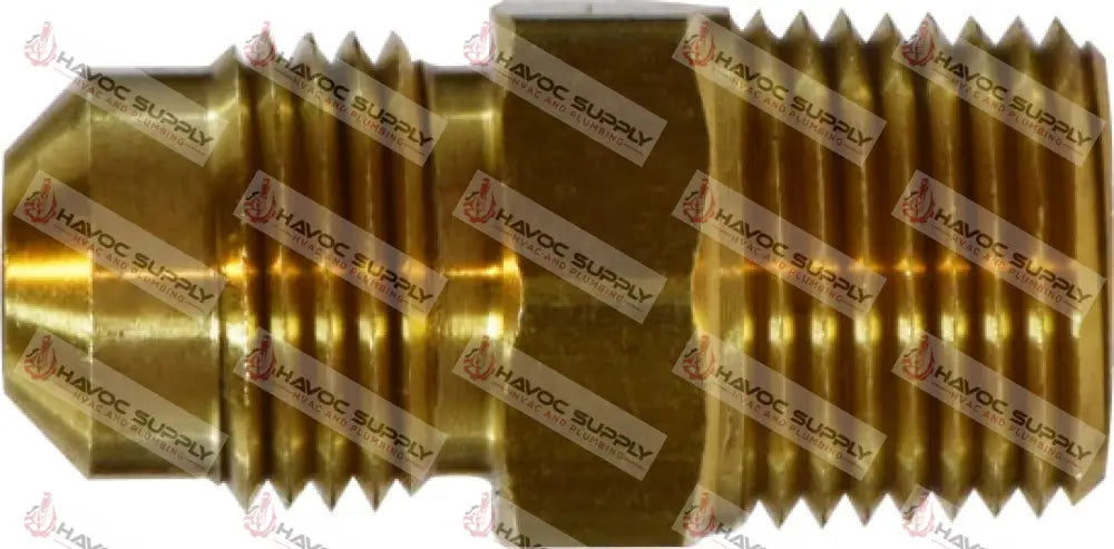 U14B - 1/4" FLARE X 1/4" MIP STRAIGHT ADAPTER - HAVOC SUPPLY, LLC