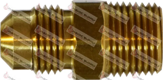 U14B - 1/4" FLARE X 1/4" MIP STRAIGHT ADAPTER - HAVOC SUPPLY, LLC