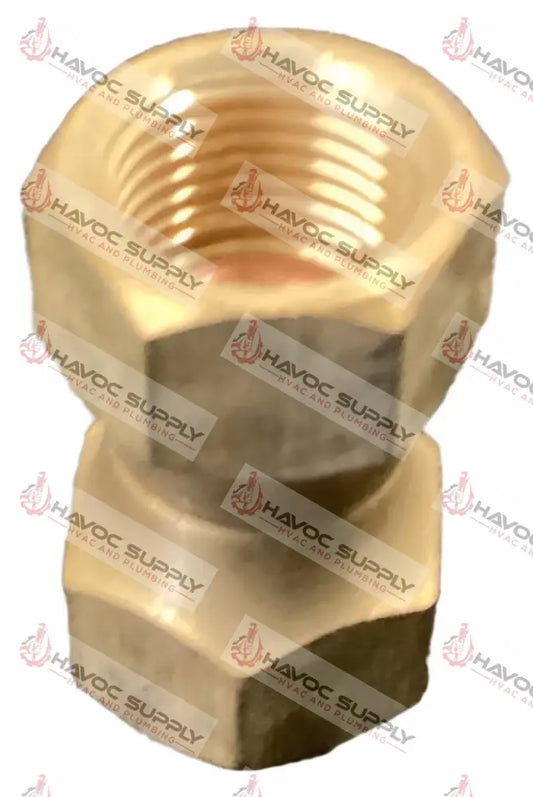 US46 - 3/8" DOUBLE NUT FLARE CONNECTOR - HAVOC SUPPLY, LLC