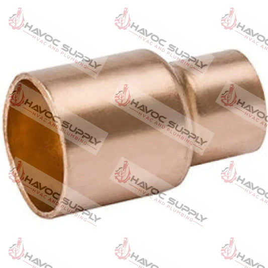 W1049 - 1-1/8" X 7/8" COPPER REDUCING COUPLING - HAVOC SUPPLY, LLC