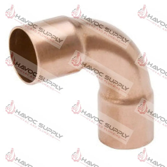 W2734 - 7/8" COPPER LONG RADIUS 90 DEGREE ELBOW - HAVOC SUPPLY, LLC
