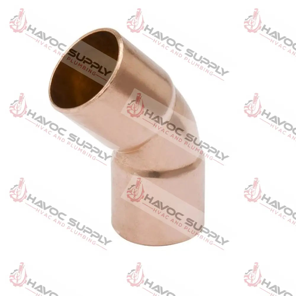 W3050 - 1-3/8" COPPER 45 DEGREE ELBOW - HAVOC SUPPLY, LLC