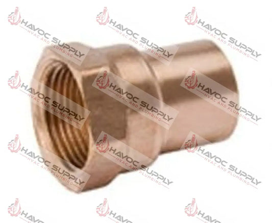 WC112FA - 1-1/2" WATER COPPER FEMALE ADAPTER - HAVOC SUPPLY, LLC