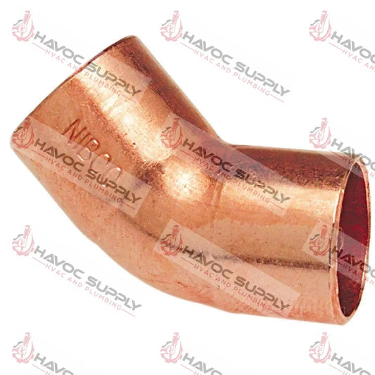 WC34L45 - 3/4" WATER COPPER 45 DEGREE ELBOW - HAVOC SUPPLY, LLC