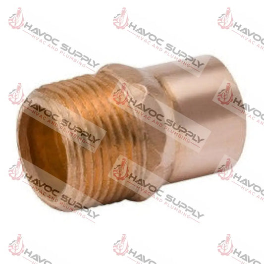 WC112MA - 1-1/2" WATER COPPER MALE ADAPTER - HAVOC SUPPLY, LLC