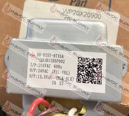 WP20X20900 - ZONELINE TRANSFORMER FOR GE PTAC - NR - HAVOC SUPPLY, LLC