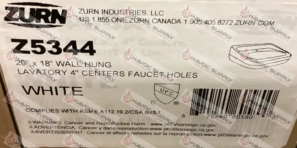 Z5344WH - HAVOC SUPPLY, LLC