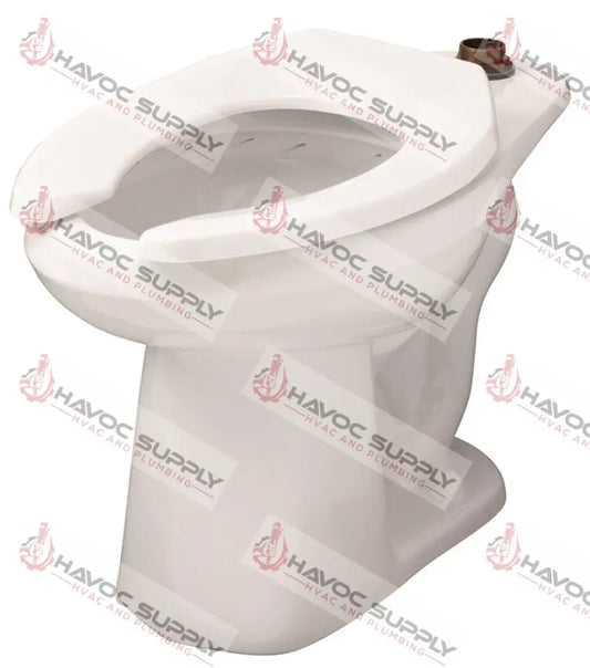 Z5555 - ZURN ADA ELONGATED CLOSET FLUSH VALVE TOILET BOWL - SO - HAVOC SUPPLY, LLC