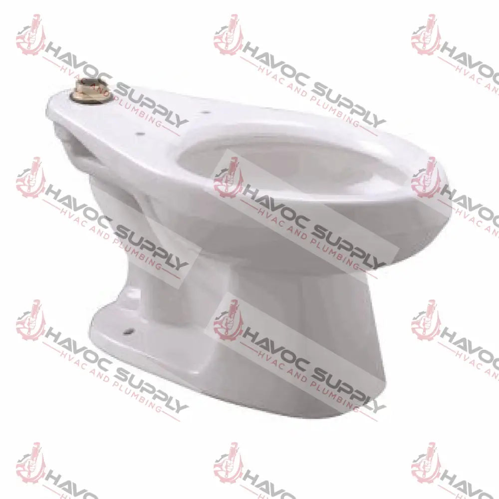 Z5655 - ZURN STANDARD HEIGHT CLOSET FLUSH VALVE TOILET BOWL - HAVOC SUPPLY, LLC