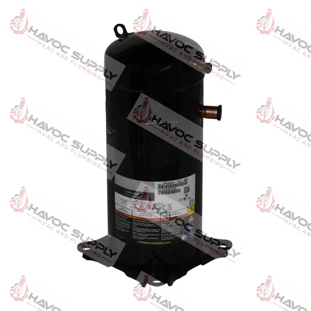 ZP83KCETF5950 - COPELAND R410A 208/230 3 PHASE SCROLL COMPRESSOR - SO - HAVOC SUPPLY, LLC